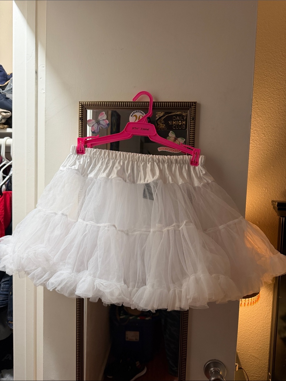 Leg Avenue White Sheer Tulle Underskirt